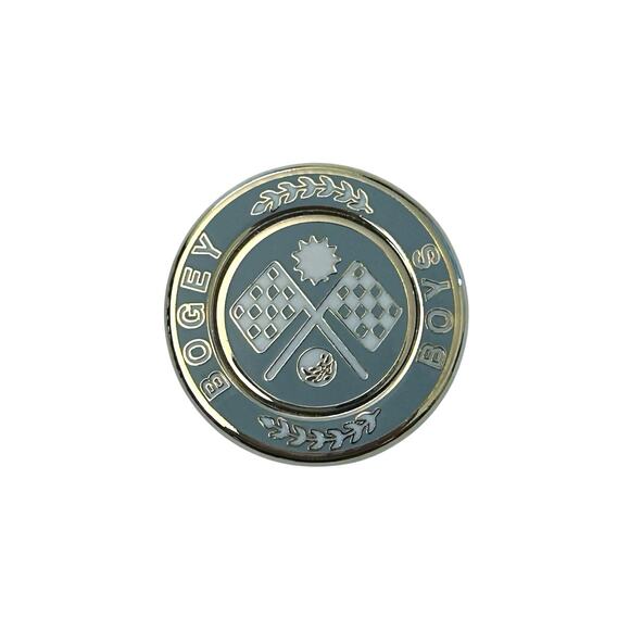 Bogey Boys Macklemore Flag Golf Ball Marker Blue Jay Enamel Magnetic 2 Sided - Picture 1 of 3